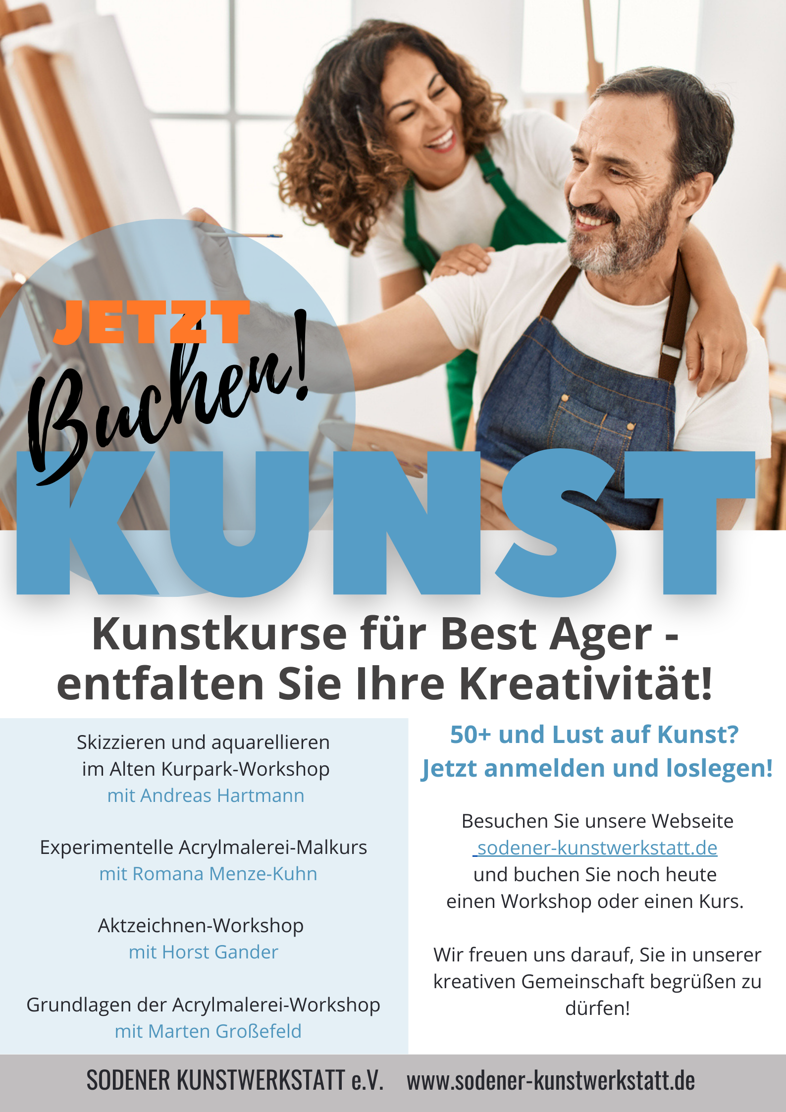 Sie betrachten gerade Kunst­kur­se für Best Ager – ent­fal­ten Sie Ihre Kreativität&nbsp;!